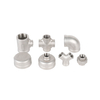 304 316 Stainless Steel Elbow Casting Fitting for Fluid Control Systems
