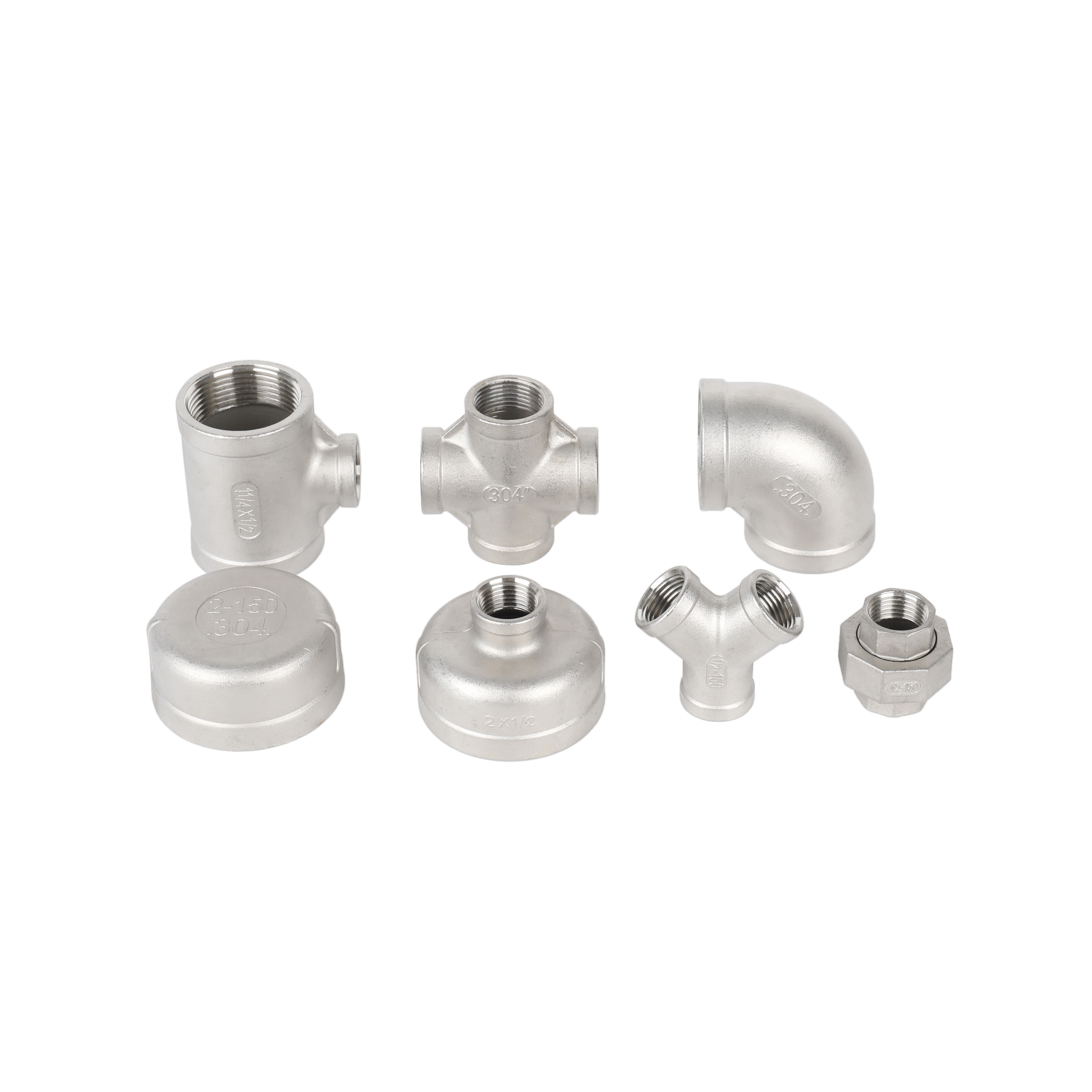 304 316 Stainless Steel Elbow Casting Fitting for Fluid Control Systems