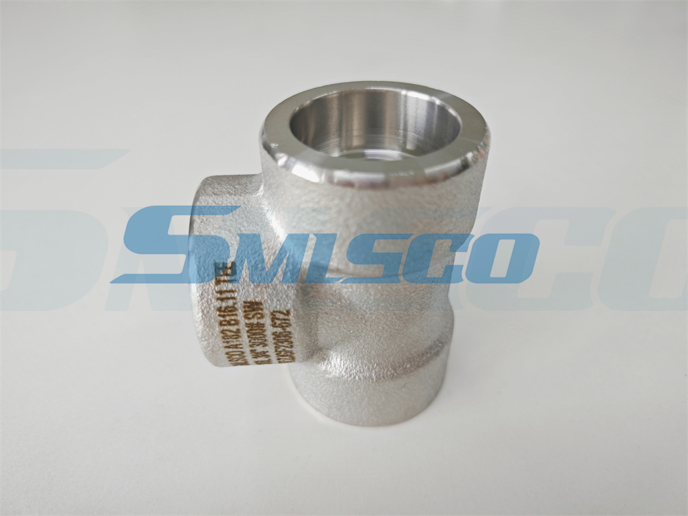 ASTM A182 B16.11 316L TEE 3/4'' Stainless Steel Forged Pipe Fitting Electric Power