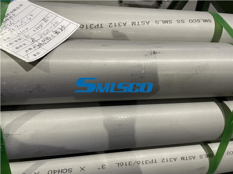  Seamless Pipe, ASTM A312 TP316L Big Size Pipe for Fluid Transport